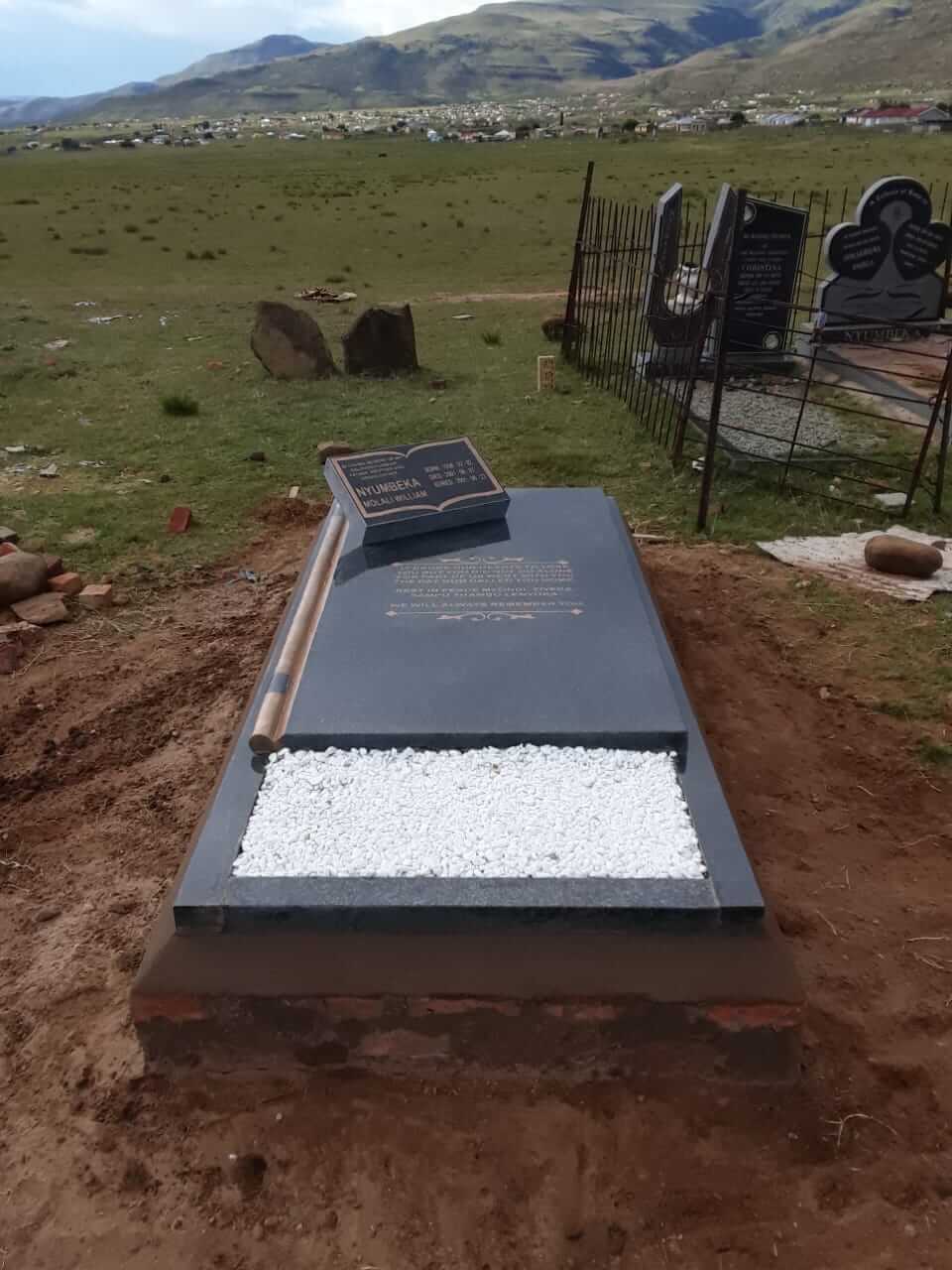 D30 with bible tombstone