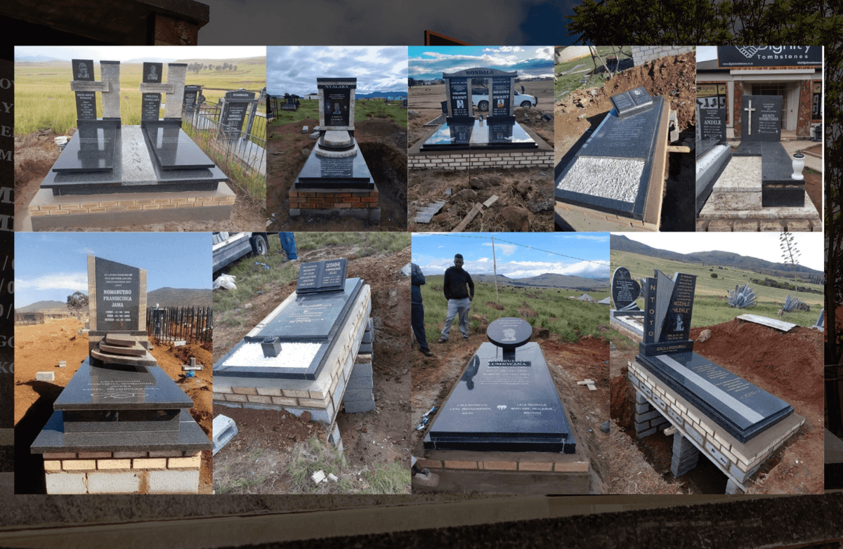 Dignity tombstones installed at gravesites across the Eastern Cape